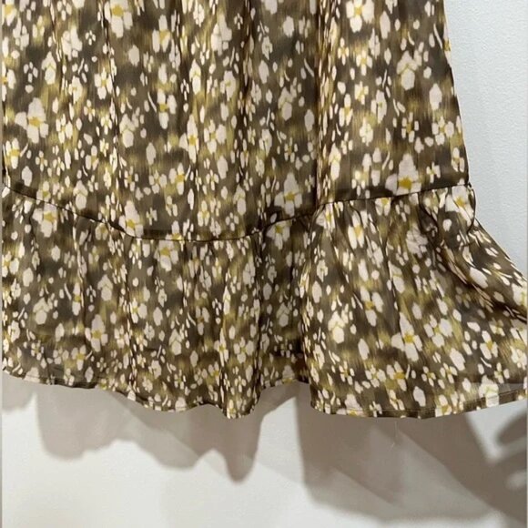 Dynamite Eliza Smocked Mini Flare Dress - Picture 7 of 8